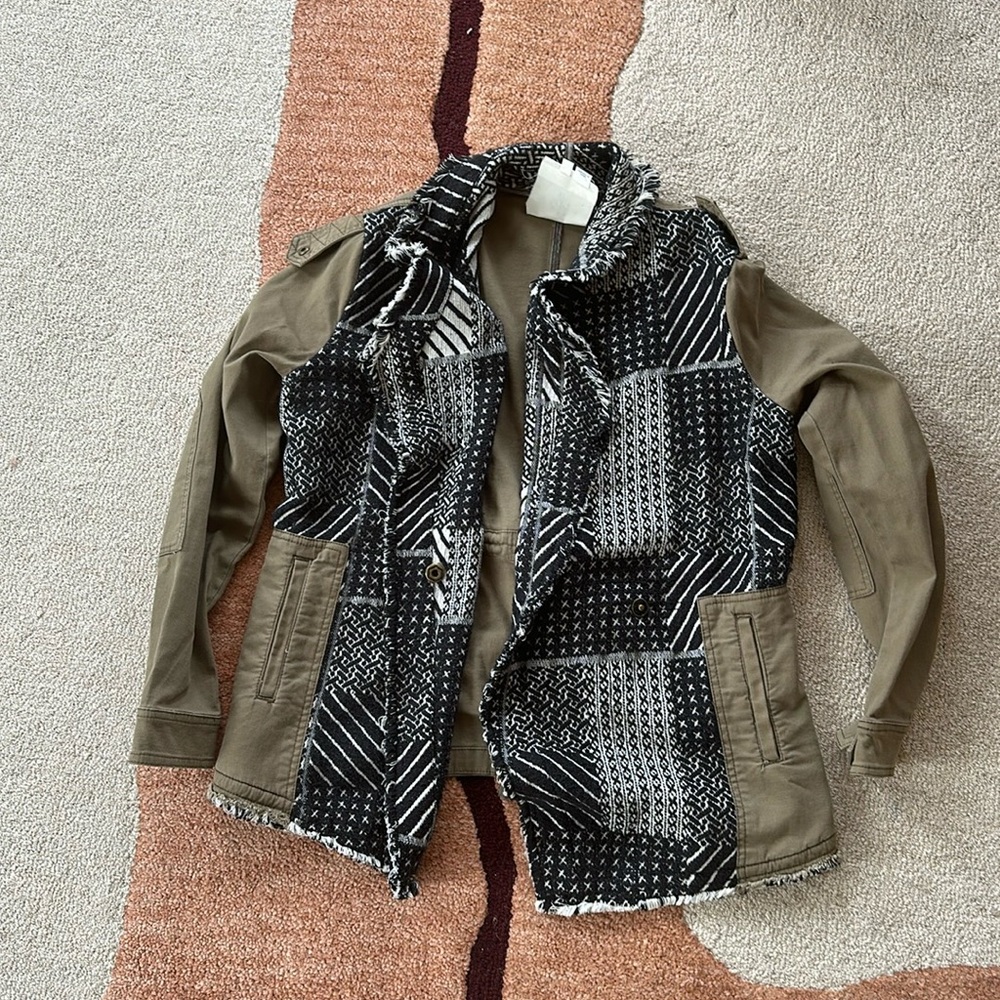 Anthropologie HEI HEI Canvas Jacket Women Medium